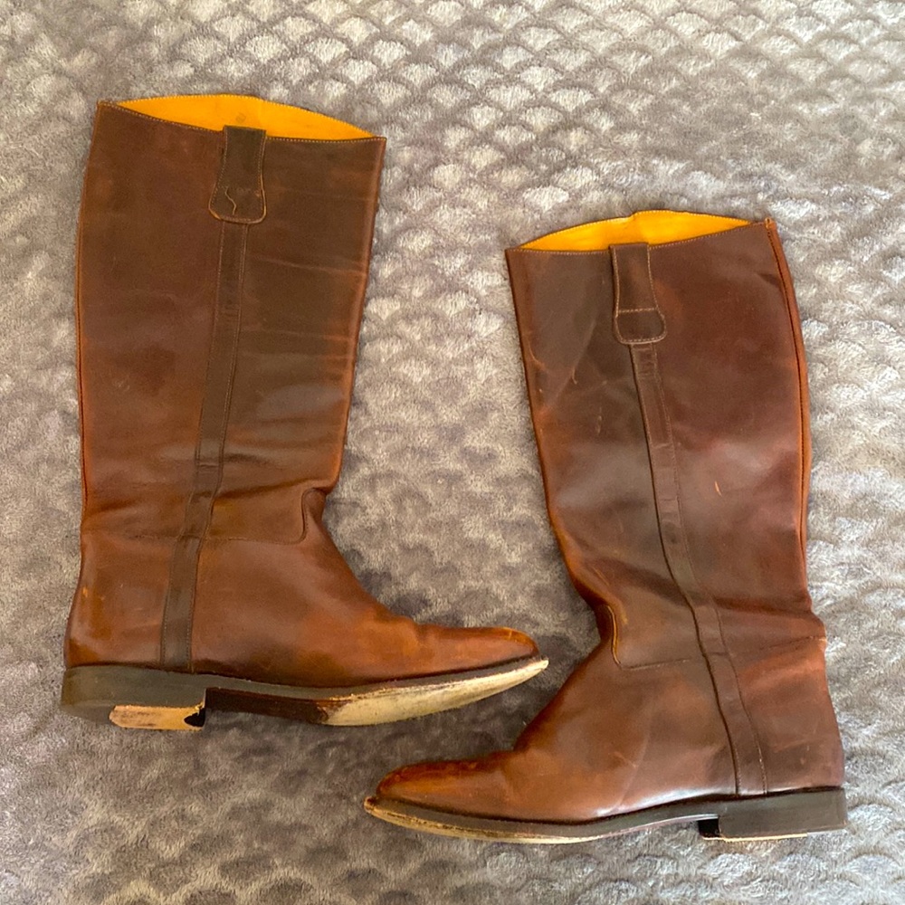 Leather Riding Boots - Picture 3 of 10